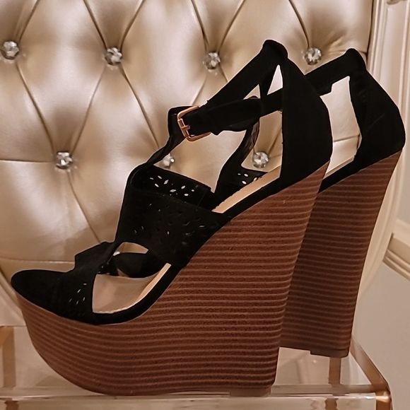 JustFab Sheree Wedges  - Picture 8 of 16